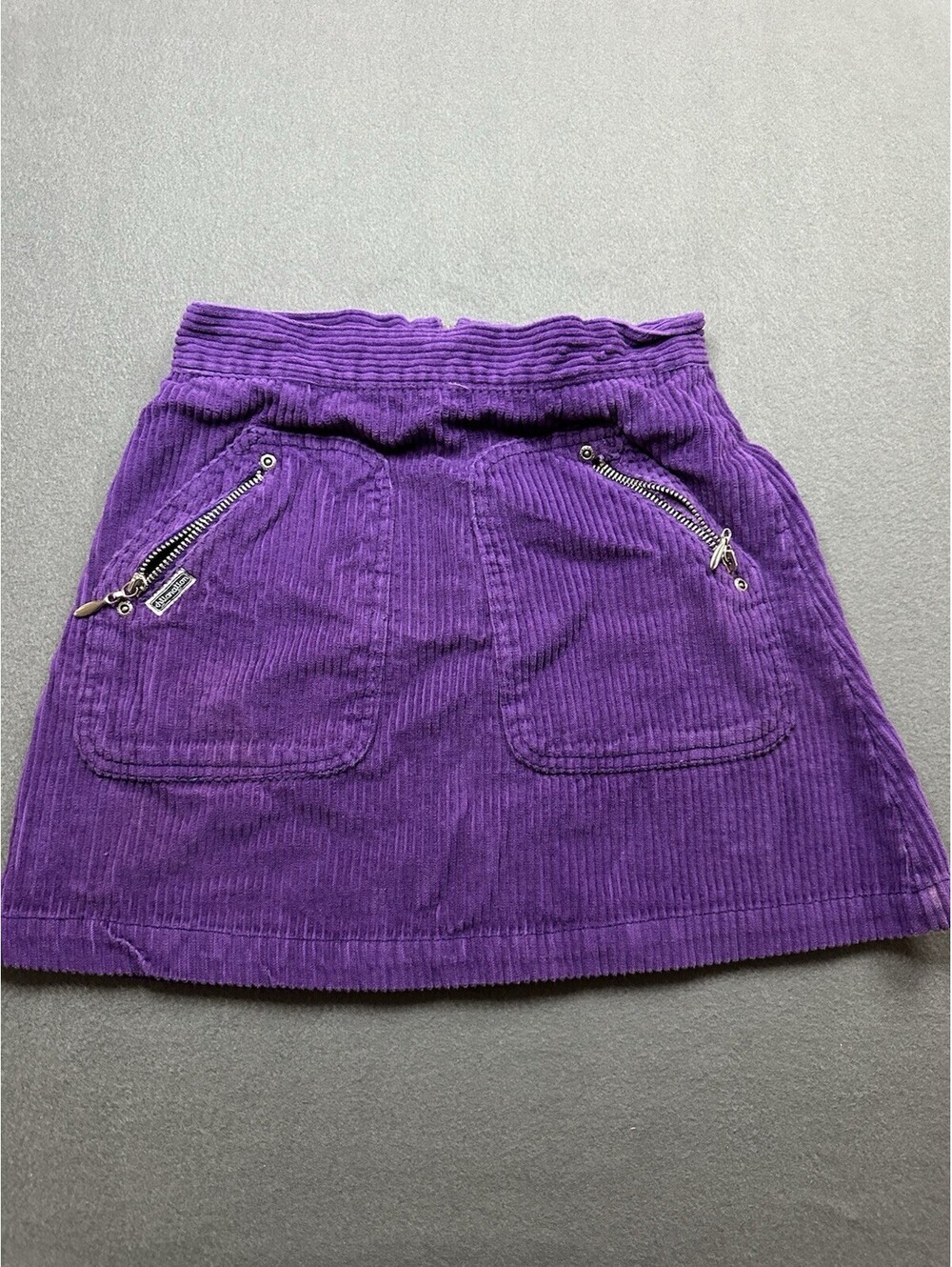 Vintage Y2K Xhilaration Purple Corduroy Skirt Size L
